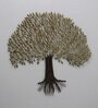 Pitara Iron Decorative Tree Wall Art In Gold