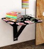 Floral Wall Mounted Bedside Table with Digital Print