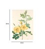 Flower Yellow Wood Framed Floral Art Print