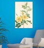 Flower Yellow Wood Framed Floral Art Print