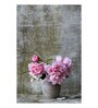 Conceptual Aesthetic Pink Wood Framed Floral Art Print