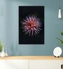 The Pictorial Pointe Blue Wood Framed Floral Art Print