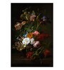 Floral Linus Green Wood Framed Floral Art Print