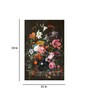 Flory Pink Wood Framed Floral Art Print