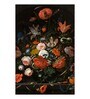 Artistes Red Wood Framed Floral Art Print