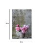 Conceptual Aesthetic Pink Wood Framed Floral Art Print