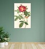Flories Red Wood Framed Floral Art Print