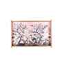 Floral Wooden Rectangle Tray-Large