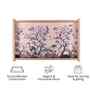 Floral Wooden Rectangle Tray-Medium