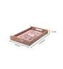 Floral Wooden Rectangle Tray-Medium
