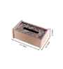 Floral Wooden Tissue Holder