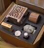 Floral Zen Bundle Beige Soapstone Gift Box