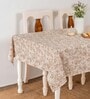 Florals Beige (90x60) Cotton Table Cloth