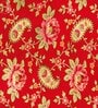 Florals Red (12 x 17.5) Satin (Set of 6) Placemats
