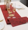 Florals Red (53 x12) PVC Table Runner