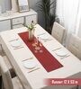 Florals Red (53 x12) PVC Table Runner
