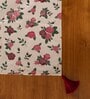 Florals Red (90x60) Cotton Table Cloth