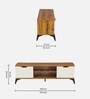 Florein TV Console for TVs in Dual Finish