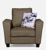 Florence 1 Seater Sofa In Brown Colour In Colour