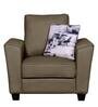 Florence 1 Seater Sofa In Brown Colour In Colour