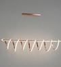 Florence Aurora Gold Linear Loop 3C LED Pendant Light