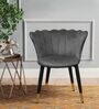 Florence Barrel Chair Fabric Dining Chair In Grey Colour