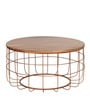 Florence Metal Coffee Table in Gold Finish