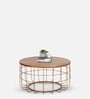 Florence Metal Coffee Table in Gold Finish