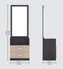 Florence Dressing Table in Wenge & Cream Finish