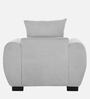 Florence Fabric 1 Seater Sofa in Light Grey Colour