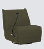 Florence Fabric 1 Seater Motorized Rocker Recliner With Mobile Holder And Usb Port In Green Color