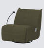 Florence Fabric 1 Seater Motorized Rocker Recliner With Mobile Holder And Usb Port In Green Color