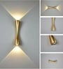 Florence Halo Golden Up-Down LED Wall Sconce
