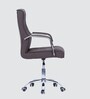 Florence Leatherette Executive Chair in Brown Colour