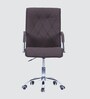 Florence Leatherette Executive Chair in Brown Colour