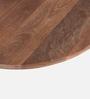Florence Mango Wood Coffee Table In Tubbaq Finish With Brown Tinted Glass Top