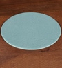 Florence Mango Wood Coffee Table In Tubbaq Finish With Leatherette Fabric Top