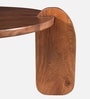 Florence Mango Wood Coffee Table In Tubbaq Finish With Leatherette Fabric Top