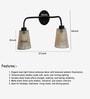Florence Ribbed Glass Wall Light