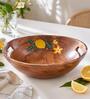 Florentine Wooden  Serving Bowl, 9"