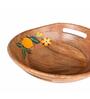 Florentine Wooden  Serving Bowl, 9"