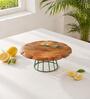 Florentine Wooden Snack-cum-Cake Stand, 12"