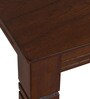 Floret 4 Seater Dining Set in Walnut Finish