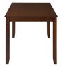 Floret 4 Seater Dining Set in Walnut Finish