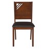 Floret 6 Seater Dining Set in Walnut Finish