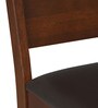 Floret 6 Seater Dining Set in Walnut Finish