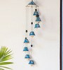 Floret Symphonies (29 Inch) Hand-Painted Ceramic Hanging Bells Wind Chime
