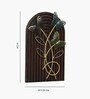 Floria Butterfly Metal Wall Art On Wooden Panel
