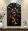 Floria Butterfly Metal Wall Art On Wooden Panel