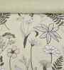 Florida 180 GSM Floral  Reversible All Season AC Comforter / Blanket / Quilt (Cream, 220x240 CM)